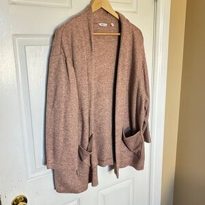 Reitmans Women’s Soft Rose-Brown Cardigan Size 2X